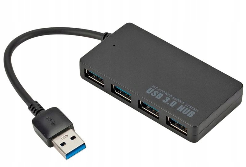 

Hub Rozdzielacz Usb 3.0 do 4 x porty Usb 3.0