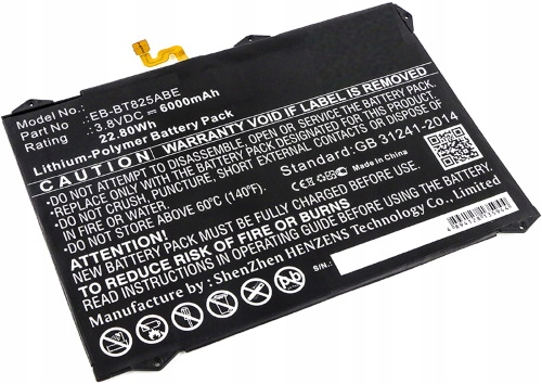 Bateria EB-BT825ABA Do Samsung Galaxy Tab S3 9.7 SM-T820 SM-T825 SM-T827