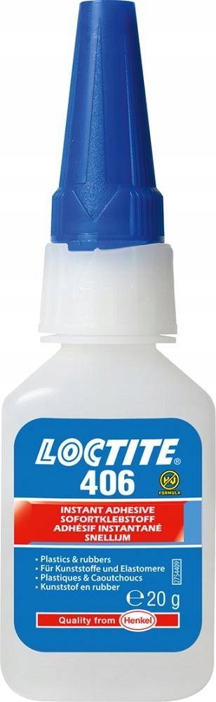 Instantní lepidlo LOCTITE406, láhev 20 g Henkel