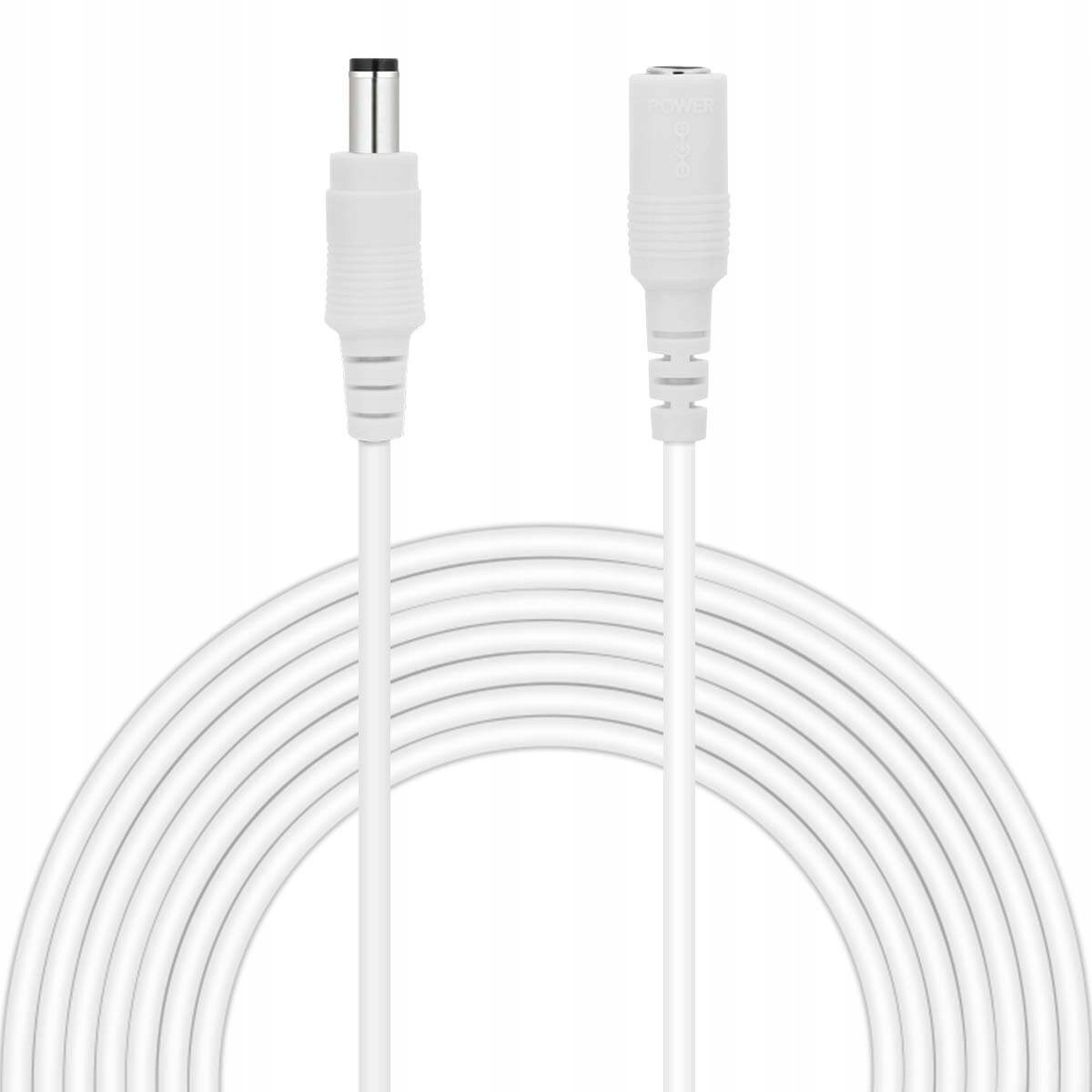 

Przedłużacz DC 1x1mm2 Wtyk/gniazdo 2,1/5,5mm 3 m