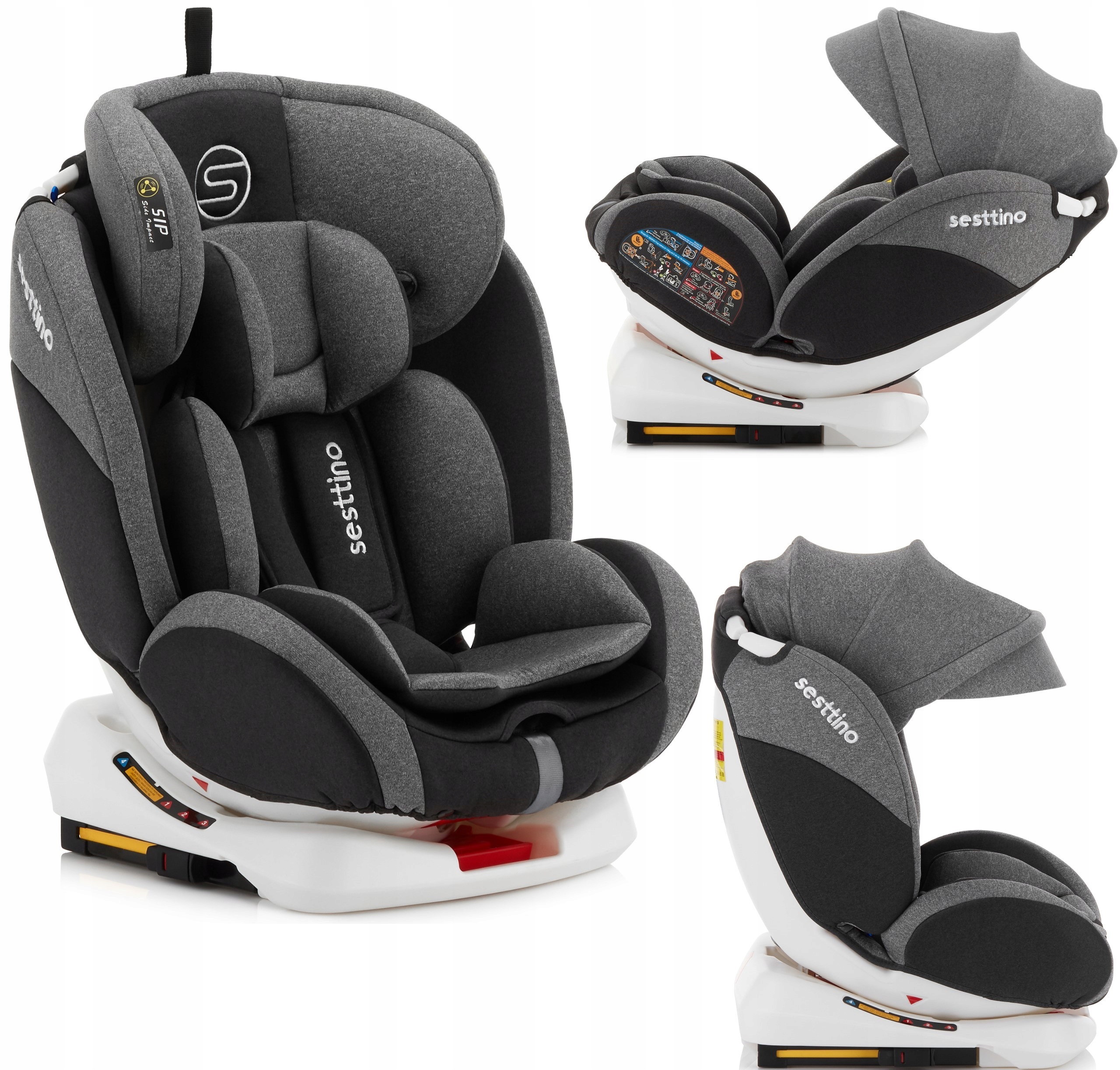 

Fotelik Samochodowy Sesttino Oktagon Isofix 0-36kg