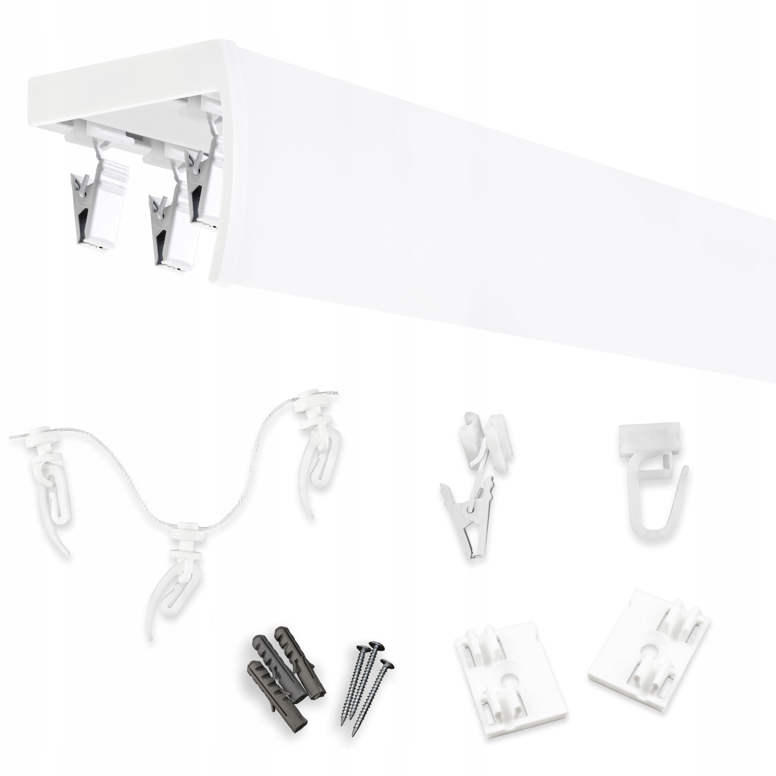 Hliníková Stropní Lišta Duo Garnýž S Krytem 330 CM