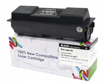 Toner Cartridge Web Černý Kyocera TK1140 náhrada TK-1140