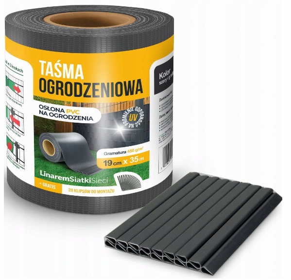 OGRODZENIOWA TAŚMA DO OGRODZENIA PANELOWEGO 19x35M Marka Linarem