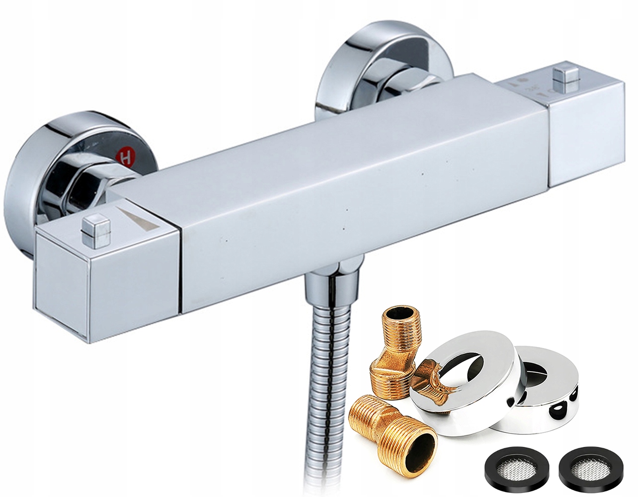 Termostatická Sprchová Batéria, Sprchová Termostatická Kúpeľňová Batéria, Chróm