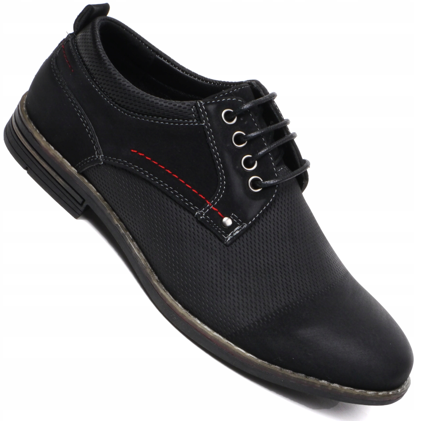 

Buty wizytowe chłopięce czarne półbuty komunijne