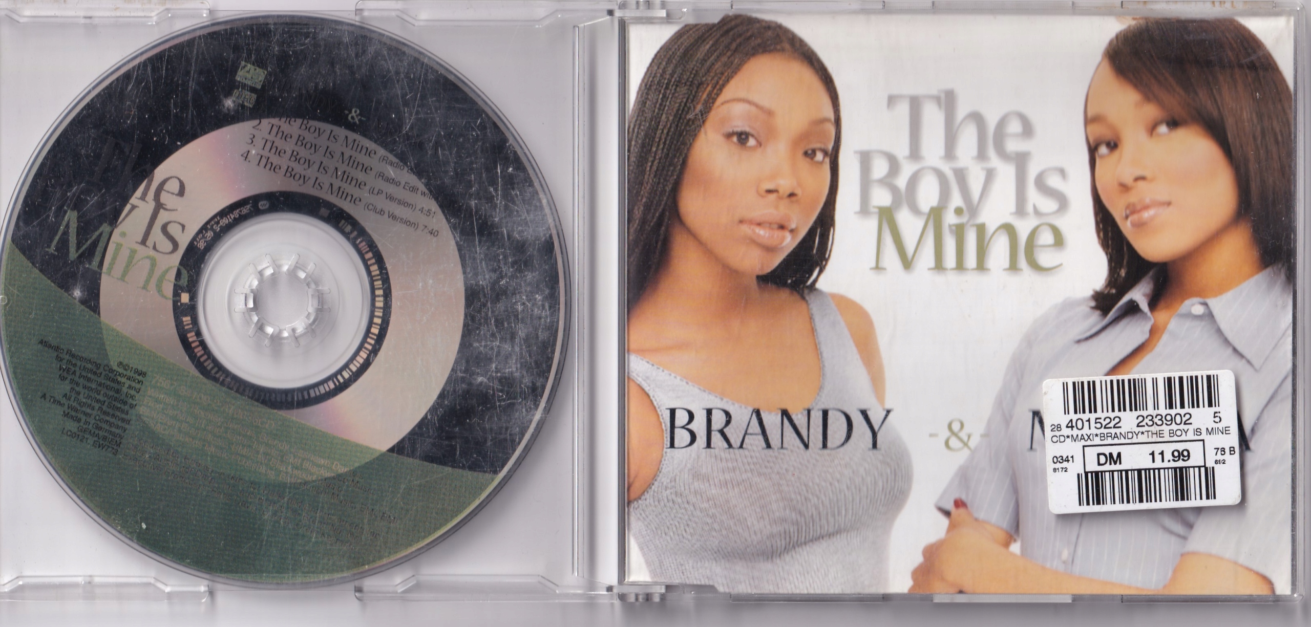 Brandy & Monica The Boy Is Mine SINGIEL 12551090109 Sklepy, Opinie