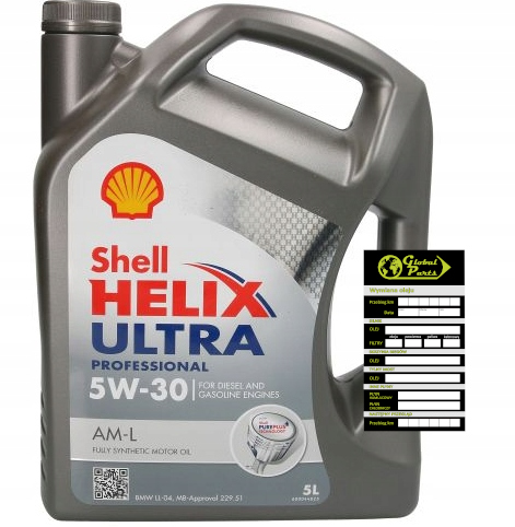 

Shell Helix Ultra Professional Olej 5W30 Am-l 5L