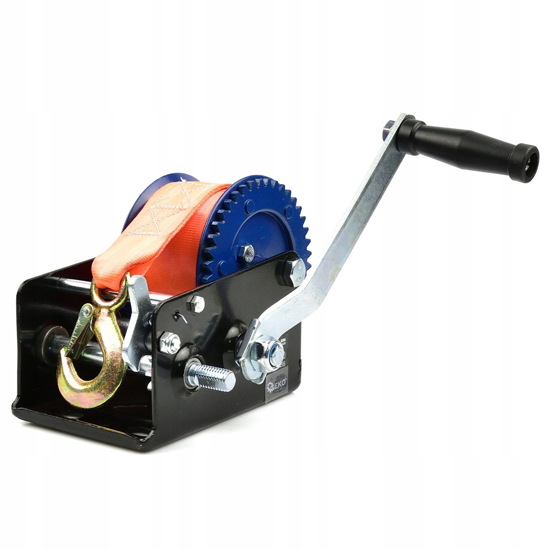 Wyciągarka korbowa pasowa GEKO G01086 1133kg 2500 LBS 10m Kod producenta G01086