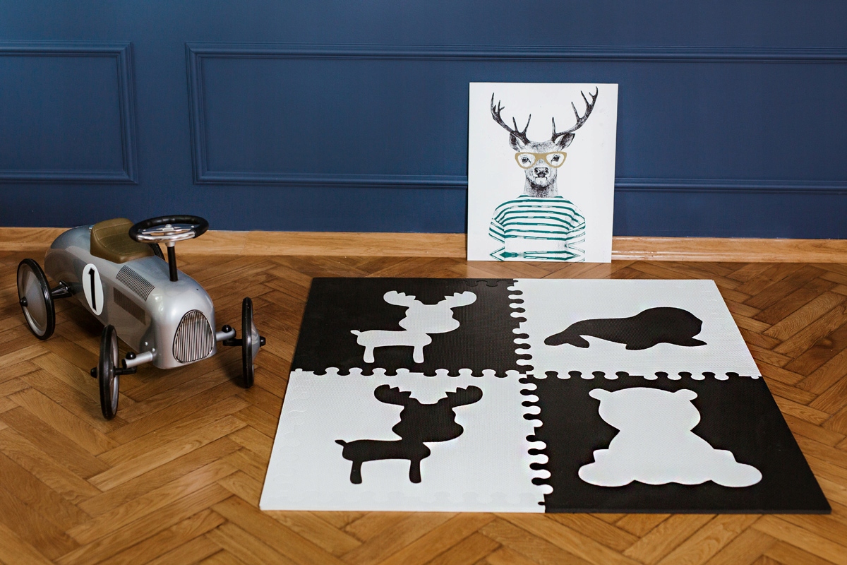 Mata edukacyjna dla dzieci puzzle 106x106 cm EAN (GTIN) 5904169462080