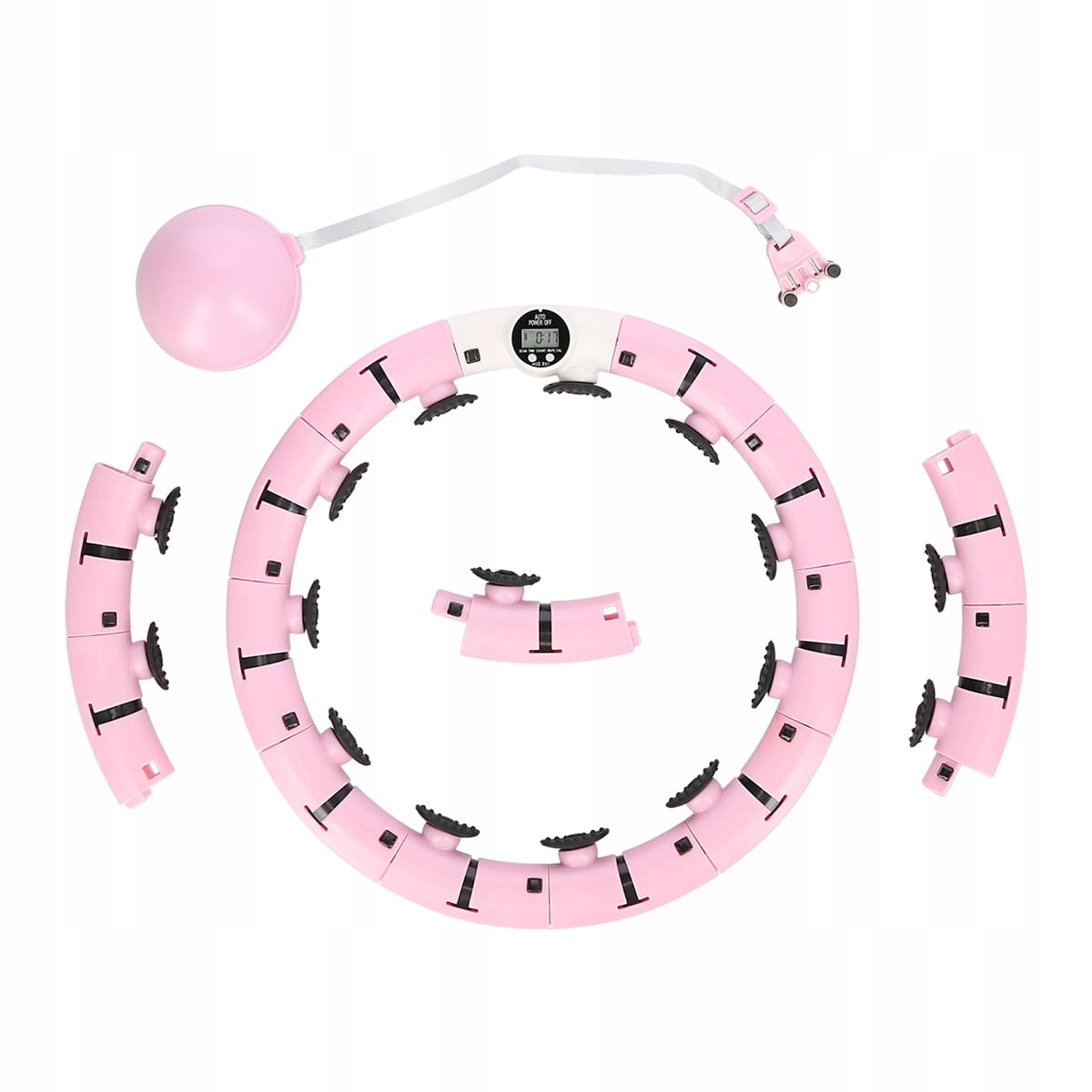 Hula Hop Regulowane Masujące Z Obciążnikiem 72 - 130 cm Licznik HMS FH07 EAN (GTIN) 5907695552157