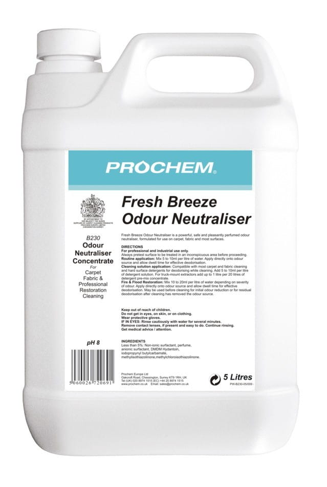 

Prochem Fresh Breeze Odour Neutraliser B230 5L