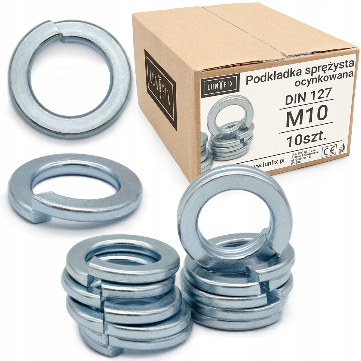 

Podkładka Sprężysta Ocynkowana M10 10 szt