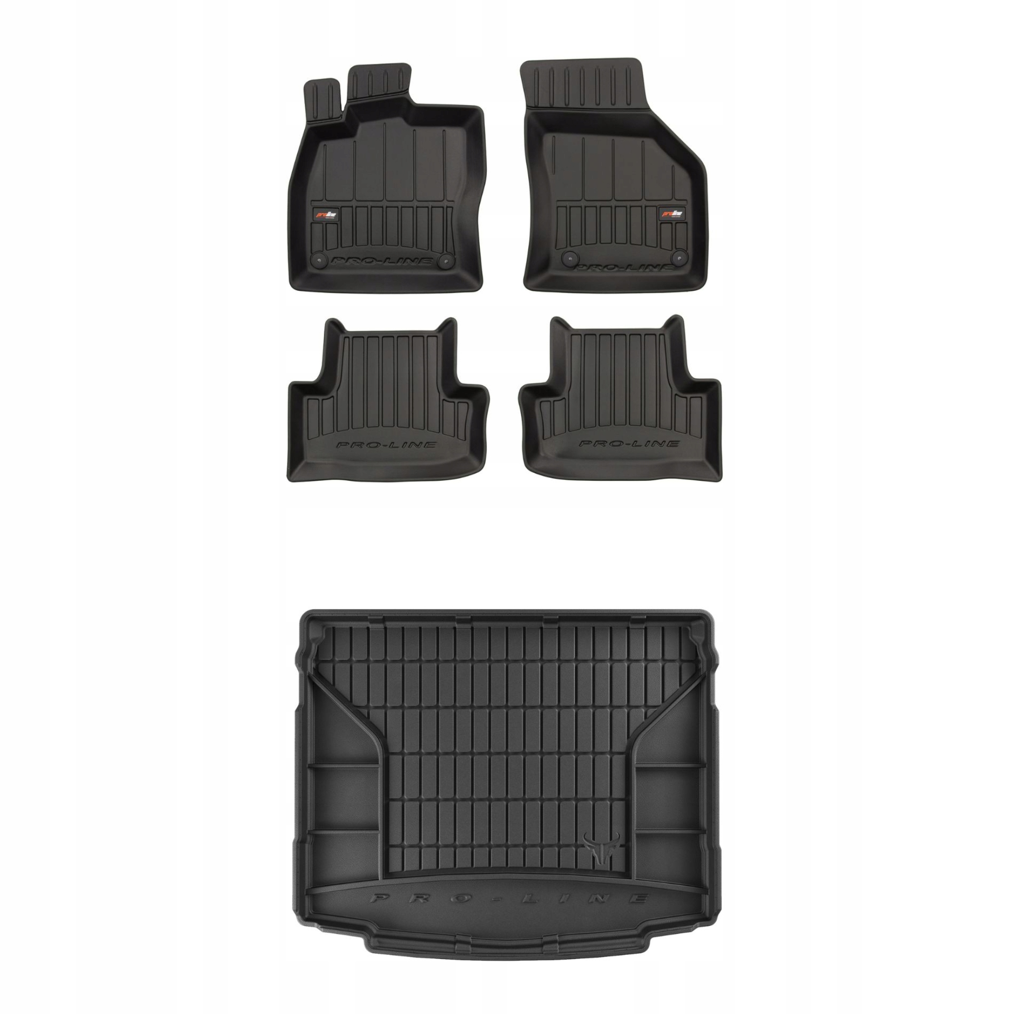 Sada gumových koberců a rohoží pro Škoda Karoq 2017-