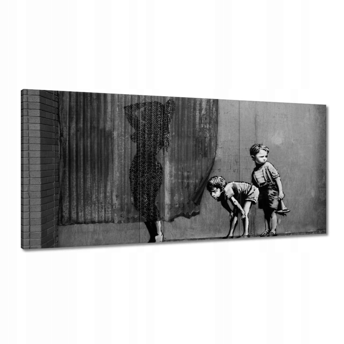 Obrazy 180x90 Banksy Sprchová Laska