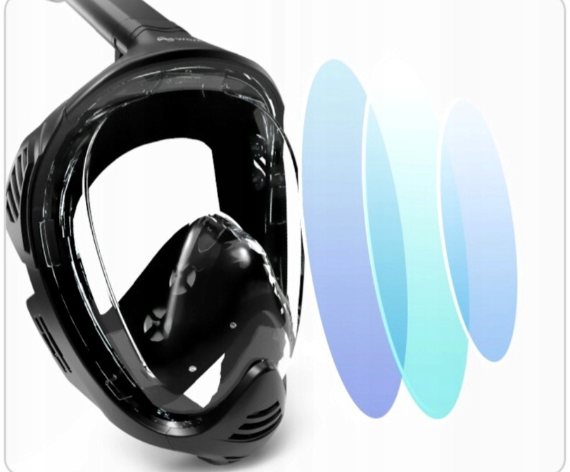 MASKA DO NURKOWANIA PEŁNOTWARZOWA Z RURKĄ L/XL *** Marka inna