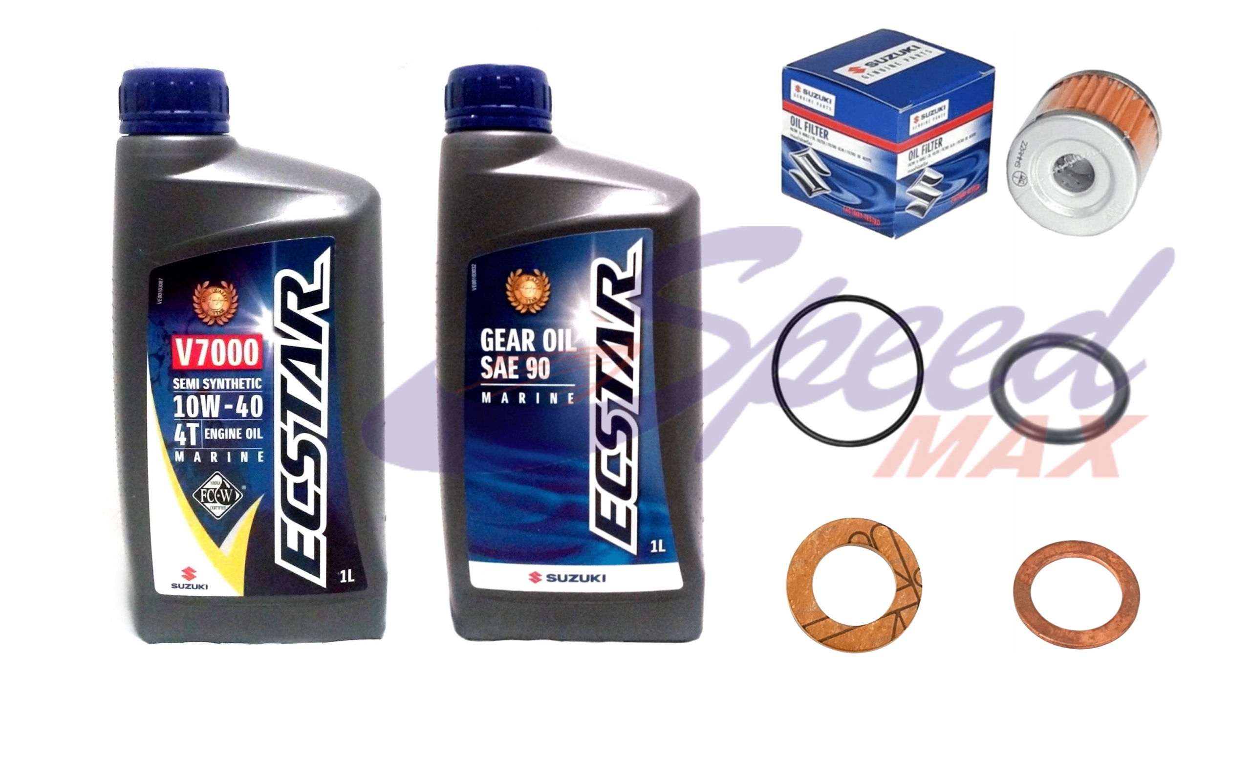 Zestaw Suzuki 9,9-20 Km oleje filtr uszczelki