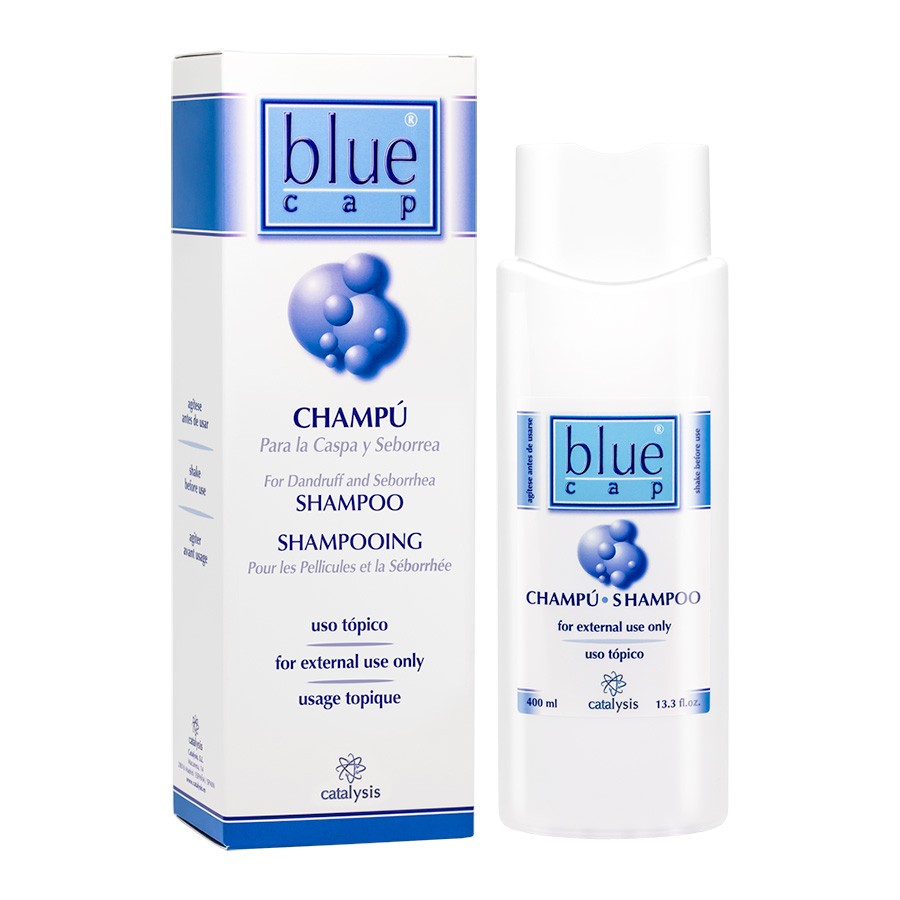 Blue Cap szampon do włosów łuszczyca Azs egzema 400 ml