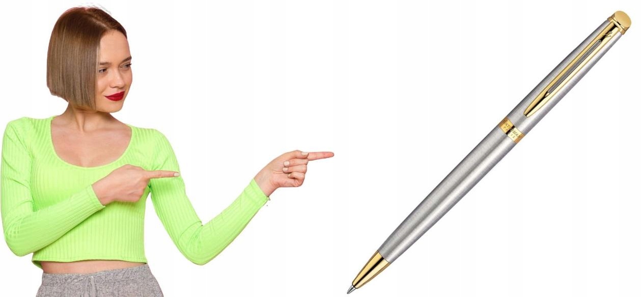 Waterman Hemisphere stalowy Gt długopis