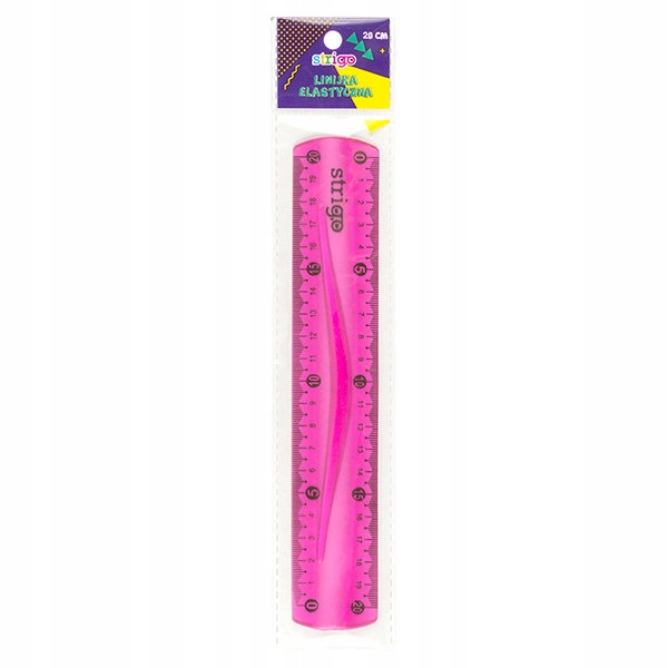 

Strigo Linijka Elastyczna 20 CM Różowa