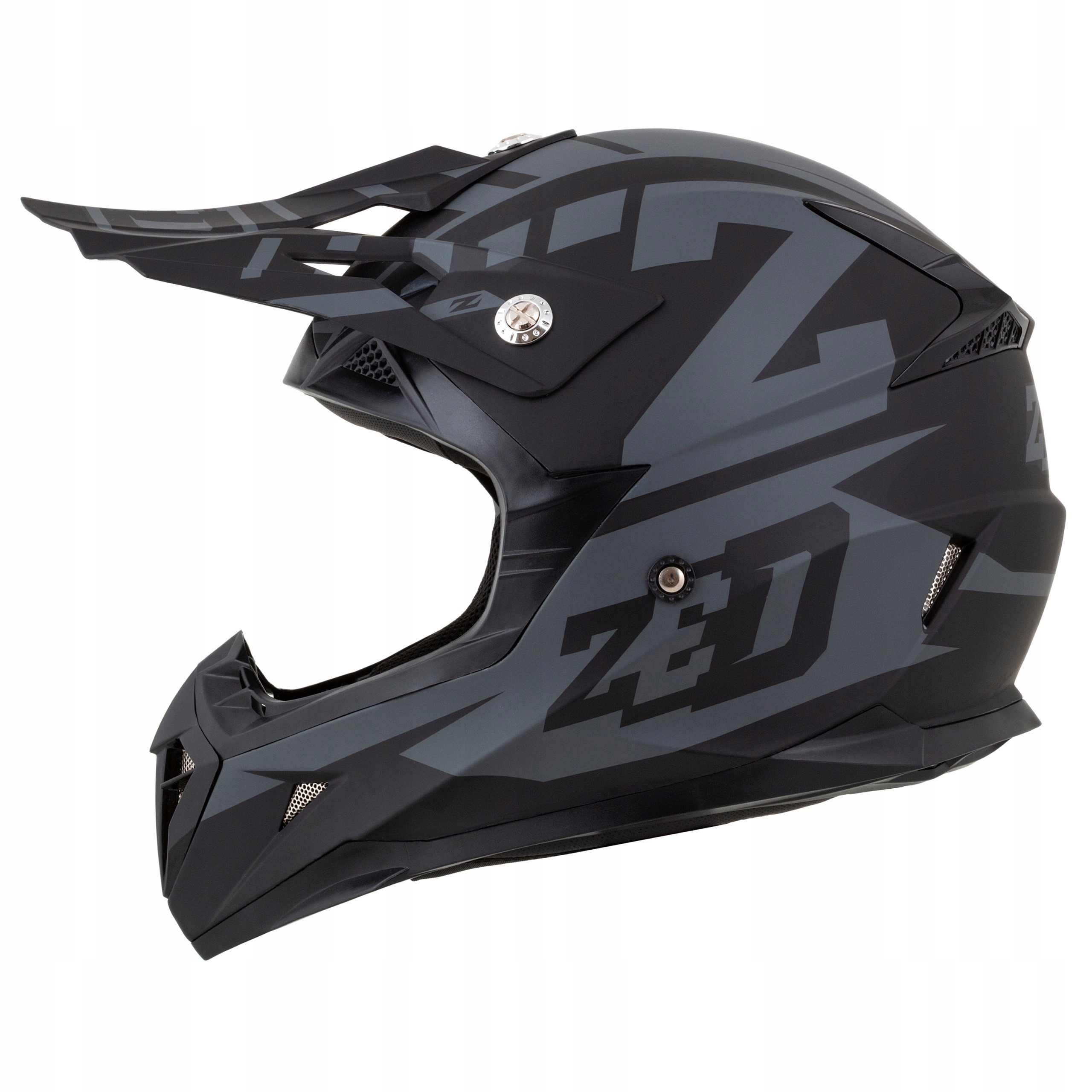 ZED RED X1 KASK MOTOCYKLOWY CROSS QUADA + GOGLE XL Model X1.9, ZED