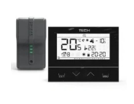 Tech regulator pokojowy ST-292 V2 czarny, bezprzewodowy, tygodniowy