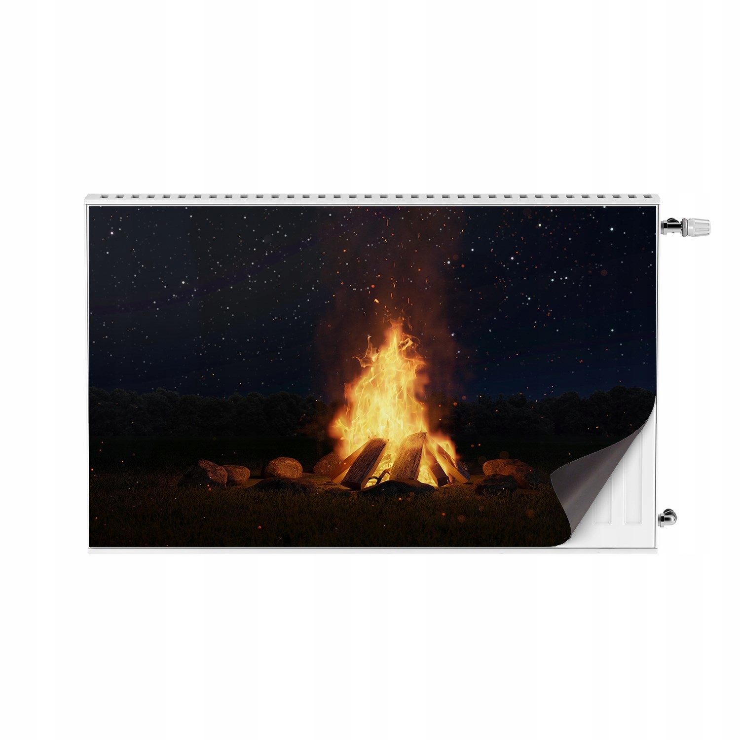 Do interiéru maskovací 100x60 Hvězdy oheň kámen