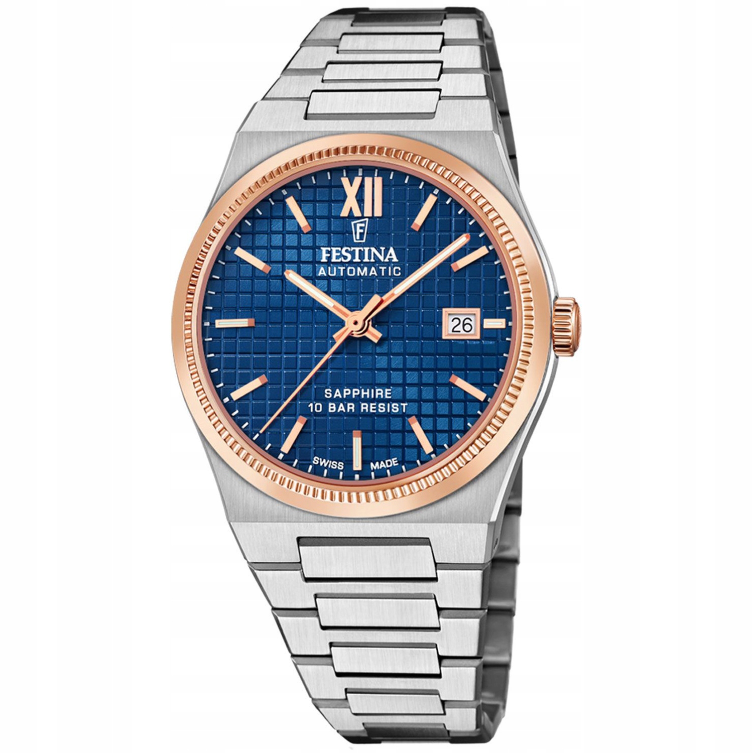 Pánské Hodinky Festina F20030-2 stříbrný náramek