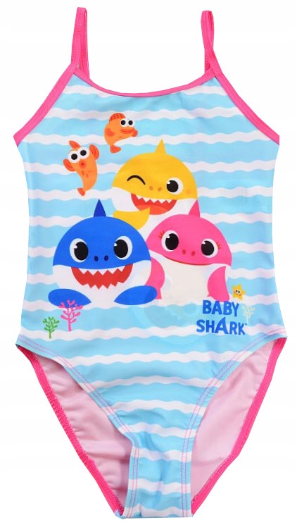 STRÓJ KĄPIELOWY jednoczęściowy BABY SHARK 92/98 R613A
