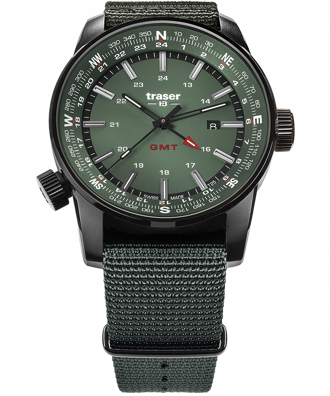Pánské hodinky Traser P68 Pathfinder Gmt Green Traser-TS-109035