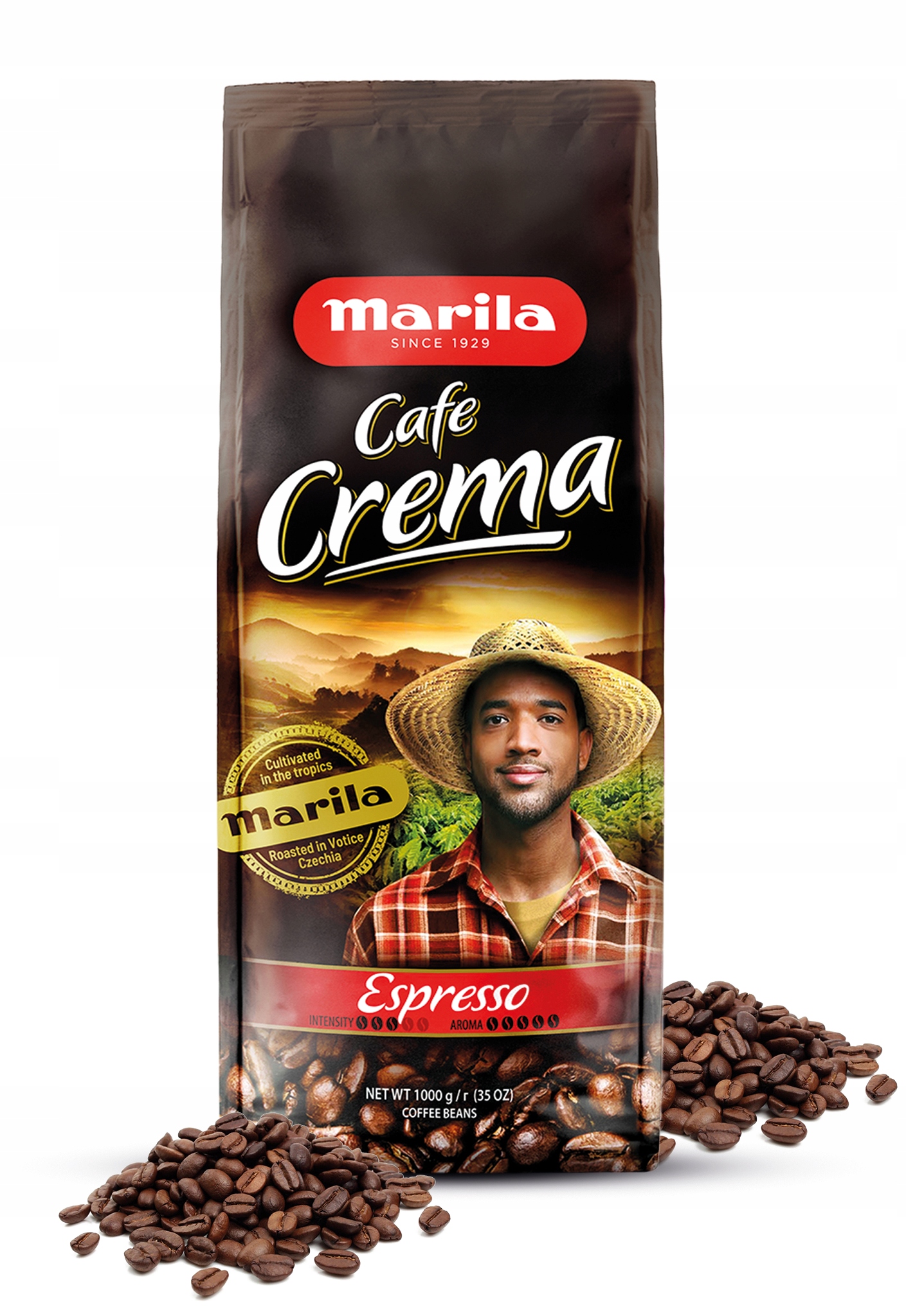 Kawa 1kg Crema kg ziarno z Palarni Marila Caffe