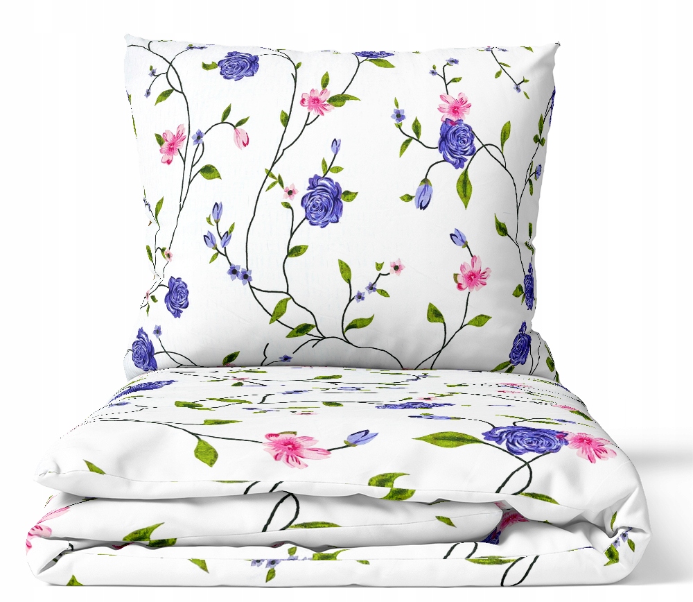 Pościel Z Kory 220X200 Wzór Bielawa Gruba Polska 100% Bawełna Komplet