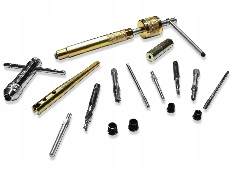 Přístroj pro vyvrtání utržené svíčky M8 mm M10 mm bez demontáže hlavy