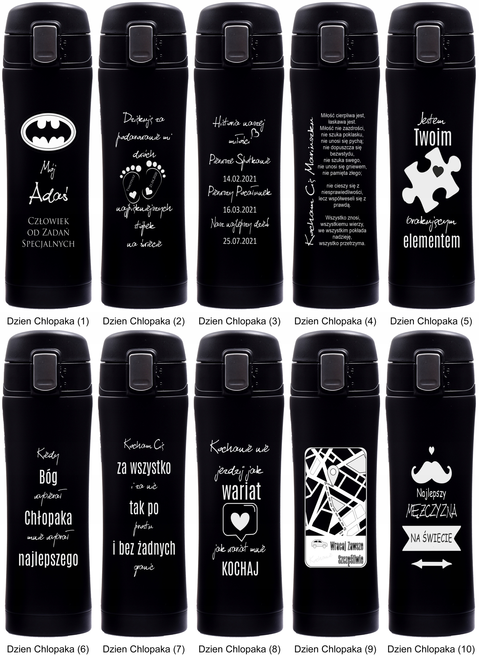 Kubek Termiczny z Grawerem Prezent dla kierowcy 03 Model brak