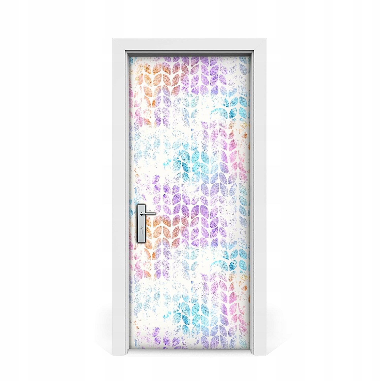 

Naklejka na drzwi okleina Liść Brokatowy 85x205