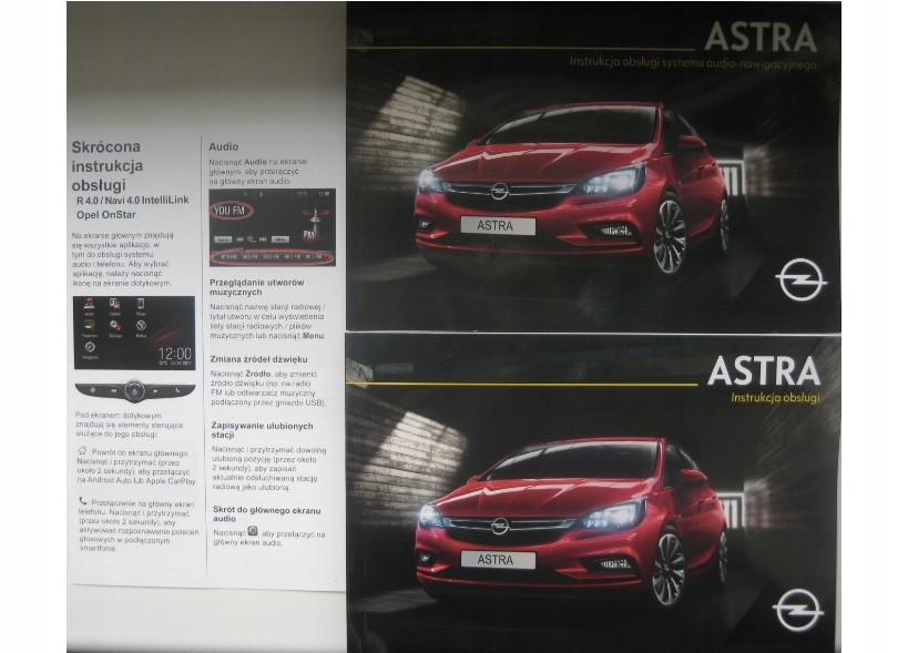 Opel Astra V 2015-2021 інструкція з експлуатації ASTRA K