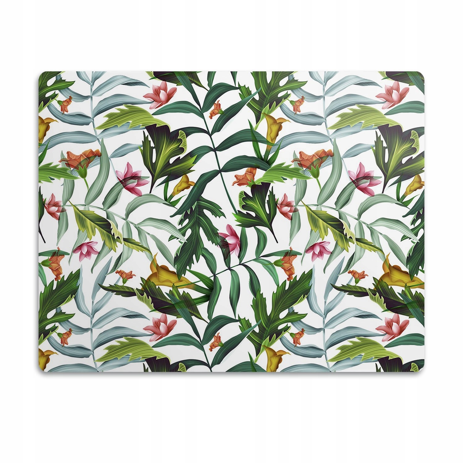 Levně Podložka pro psa pod misku Flora tropická 60x40