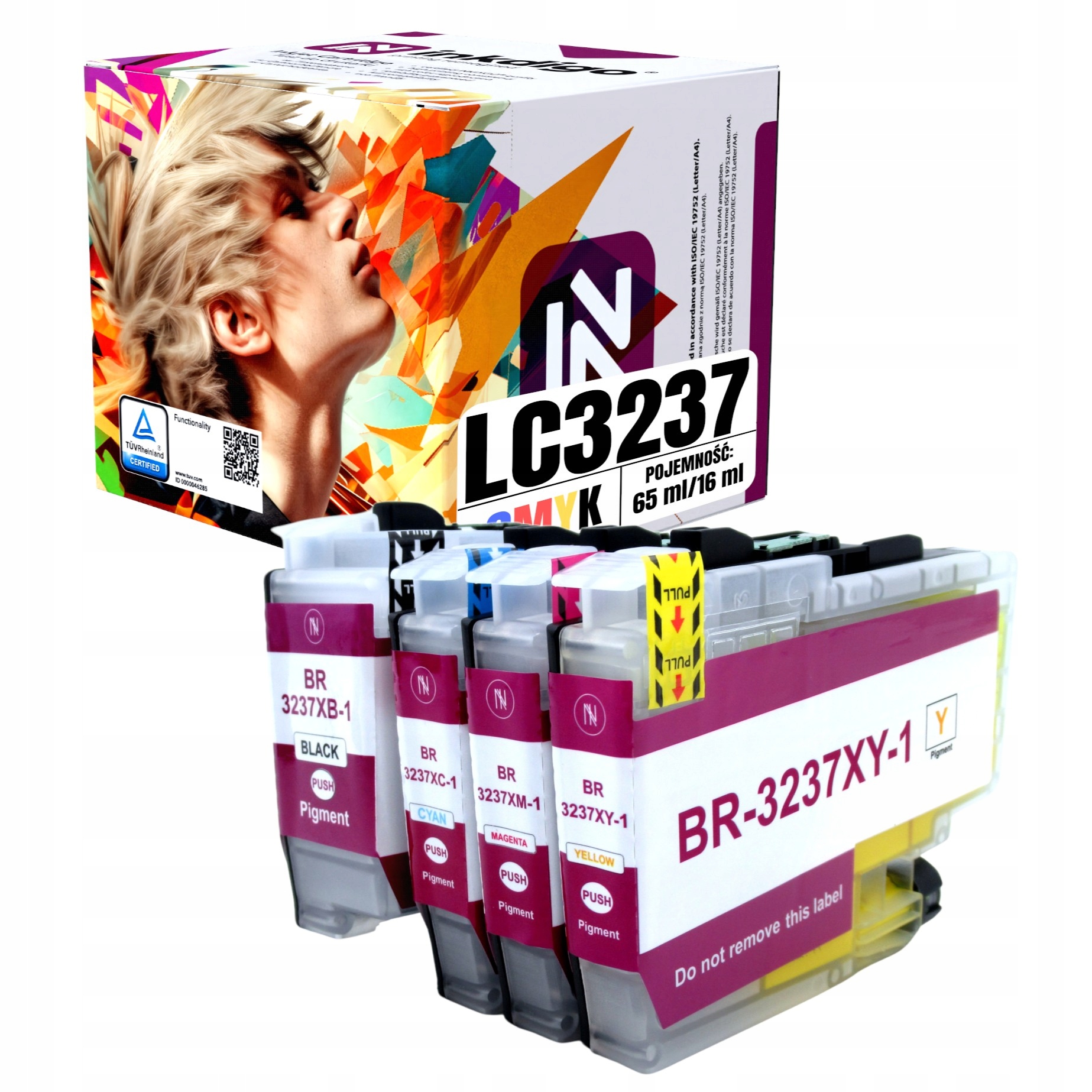 LC-3237 4x Náhradní inkoust pro Brother MFC-J5340 MFC-J5945 MFC-J6940 HL-J6000