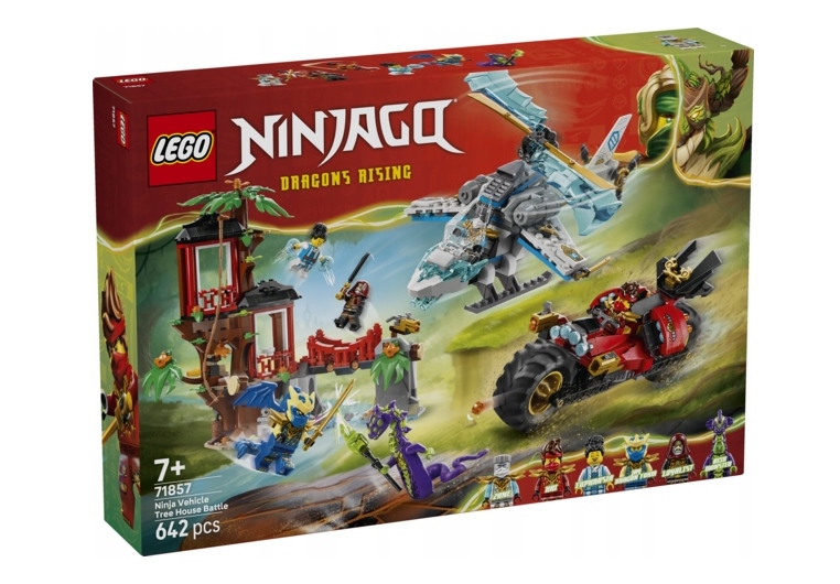 Lego 71857 Ninjago Bitva Nindžů A Domek Na Stromě S Vozidly