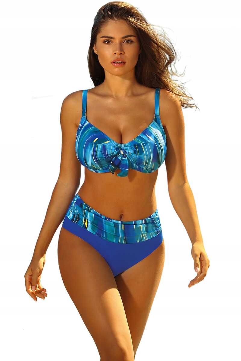 Self Dvoudílné plavky Puerto Rico5 934PO5 2 modré 105D