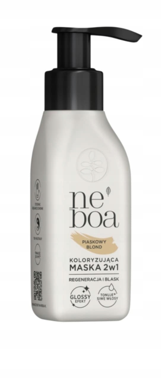 Neboa Barvící maska na vlasy 2v1 Písková blond 100 ml
