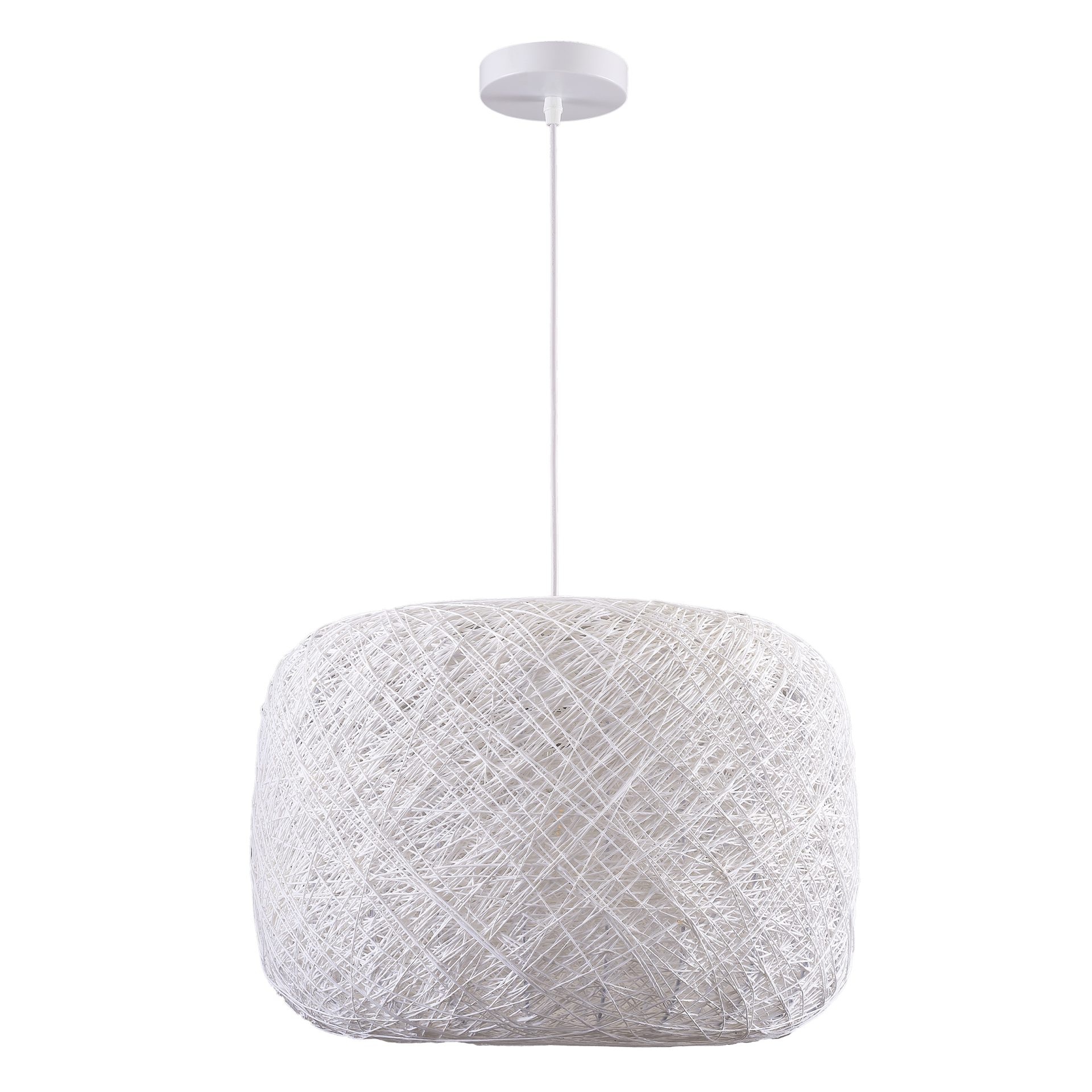 Sanico Goldlux závěsná lampa Monica 1xE27 bílá IP20 332257