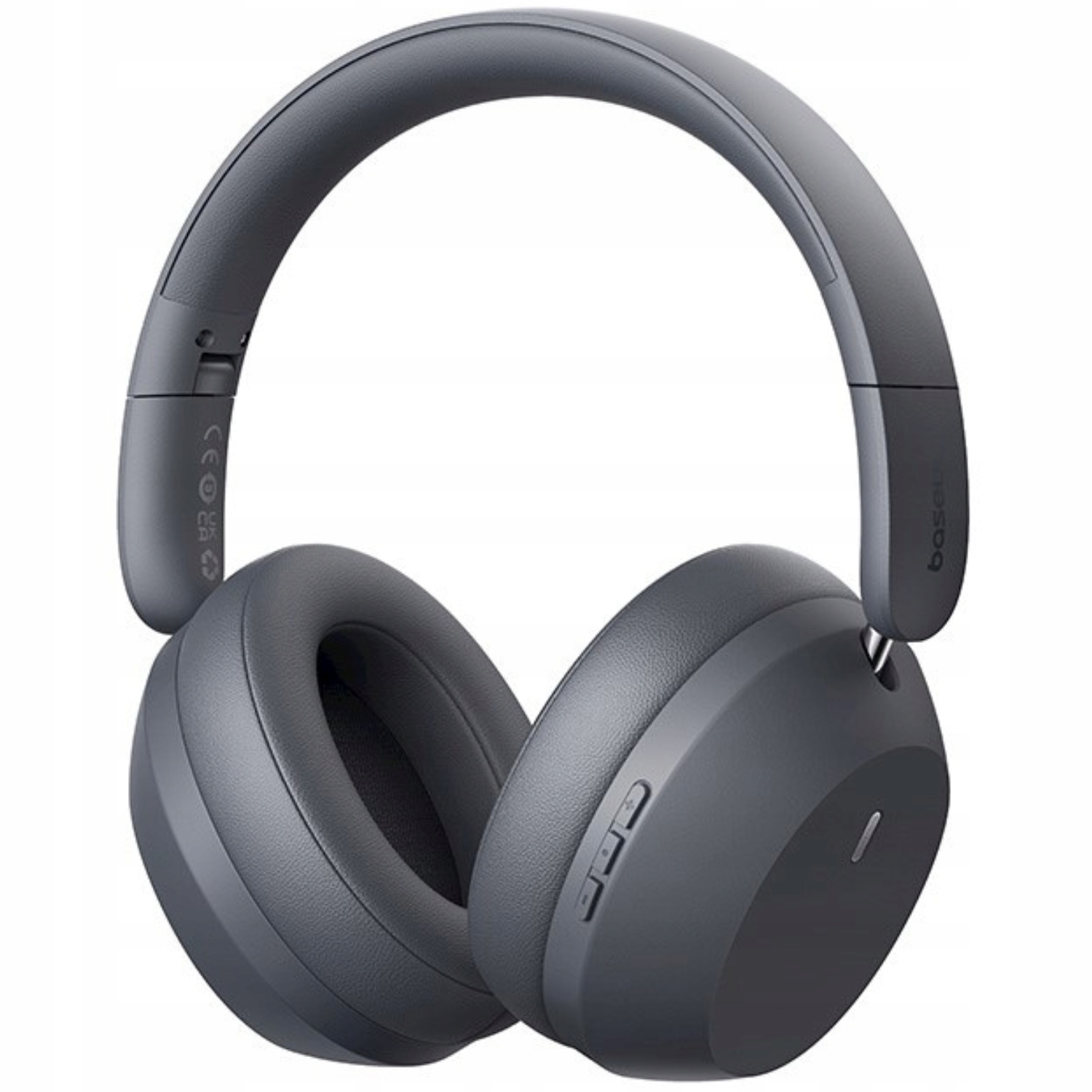 Sluchátka Baseus Bass 35 Max bezdrátová do uší Bluetooth 5.3 50 h šedá