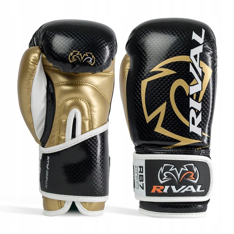 rękawice bokserskie rival rb7 fitness plus bag L Czarny/złoty