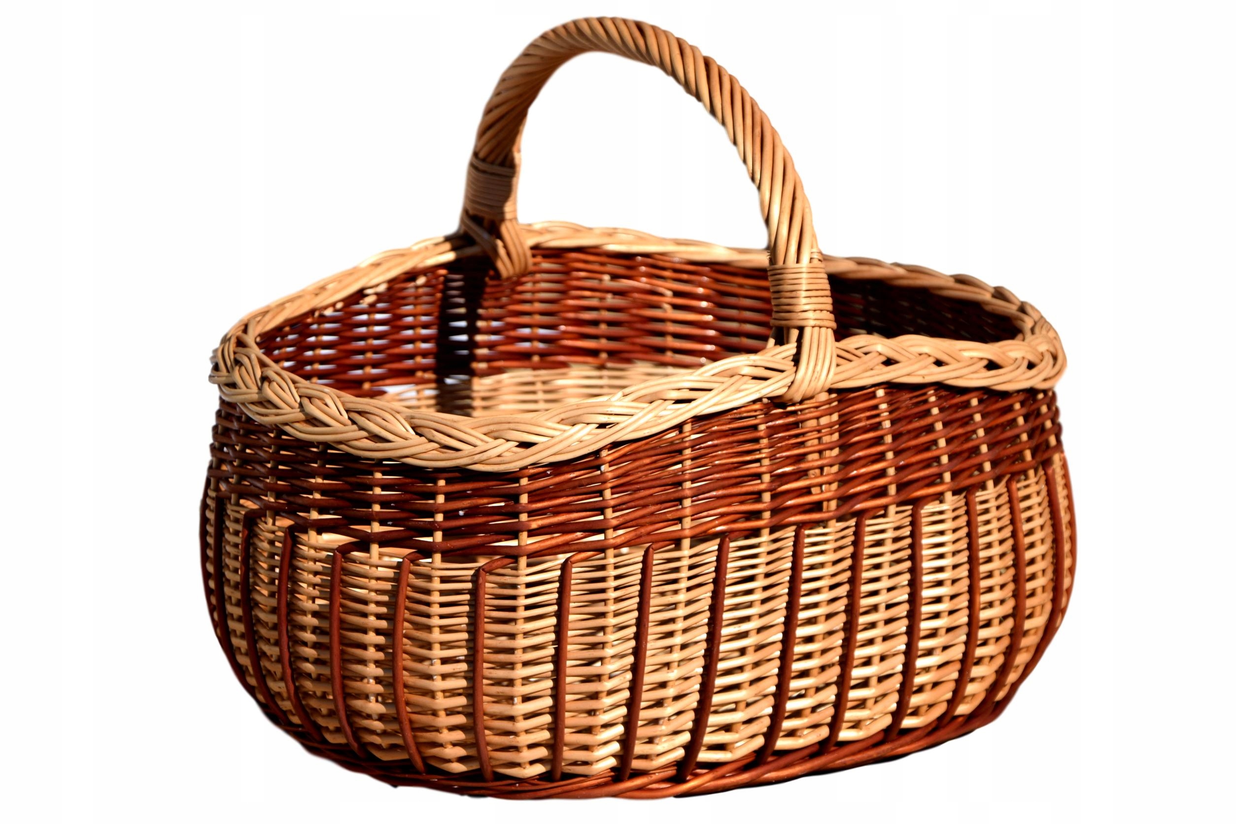 

Kosz wiklinowy na zakupy piknikowy Koszyk