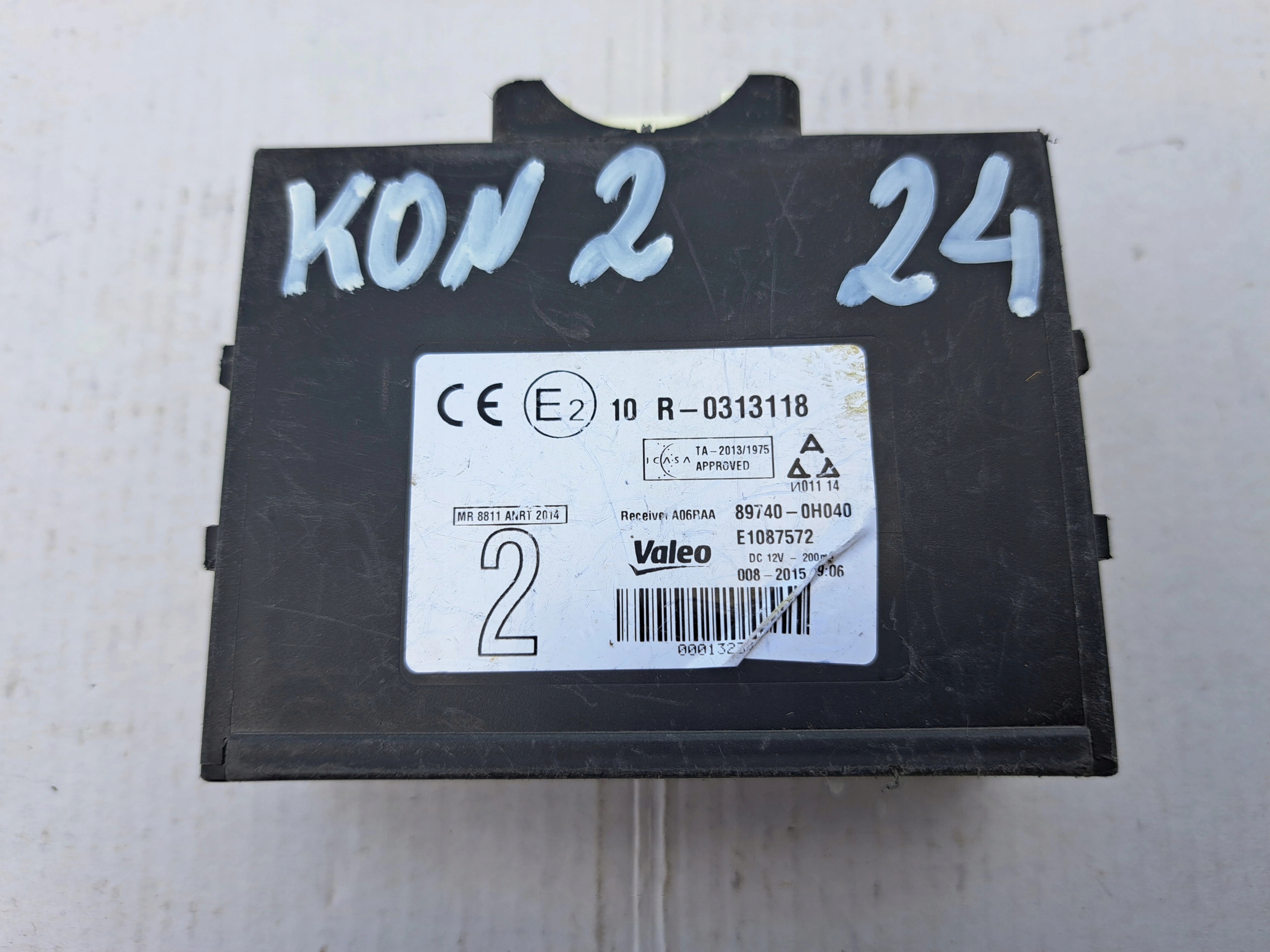 TOYOTA computer ECU control unit 89740-0H040 10R-0313118 E1087572