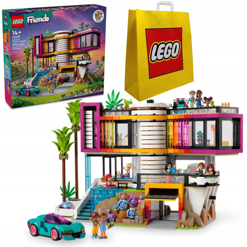Lego 42639 Friends Moderní Andreina rezidence 2275 dílků taška