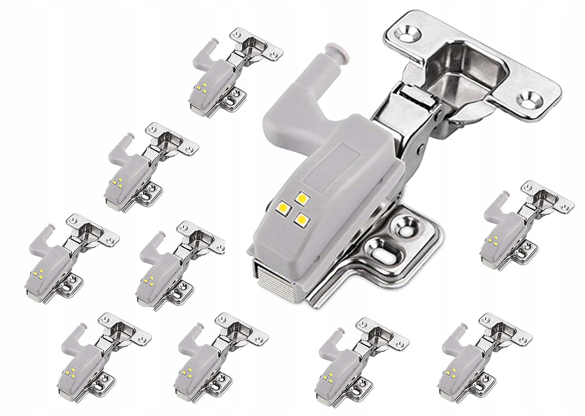 

ZD23F Lampka Led Do Szafki Zawias Drzwiczki Led 10