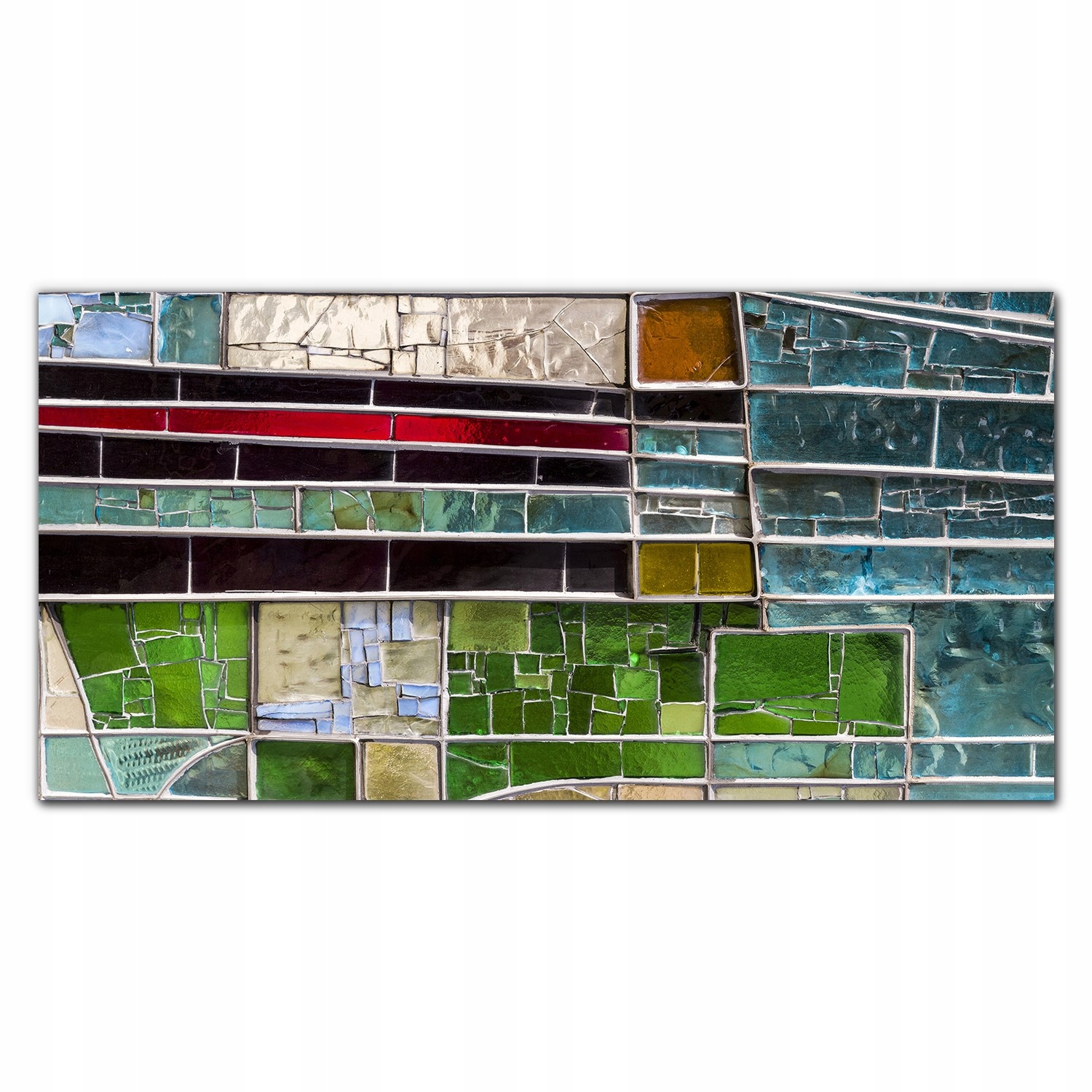 Obraz na stenu na plátne Sklenená vitráž 140x70 cm