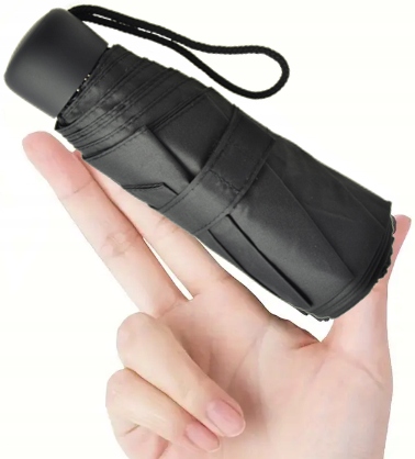 MAŁA LEKKKA SKŁADANA PARASOLKA DAMSKA MĘSKA MINI PARASOL DO TOREBKI UNISEKS